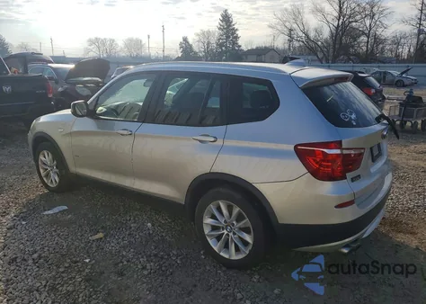 2013 BMW X3 xDrive28I z USA, uszkodzony, nr VIN 5UXWX9C52D0A28651